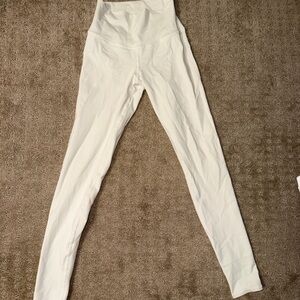 Alo Yoga High-Waist White Leggings